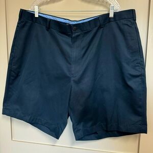 Brooks Brothers Light Weight Advantage Chino‎ Flat Front Short Navy W44 YKK Zip